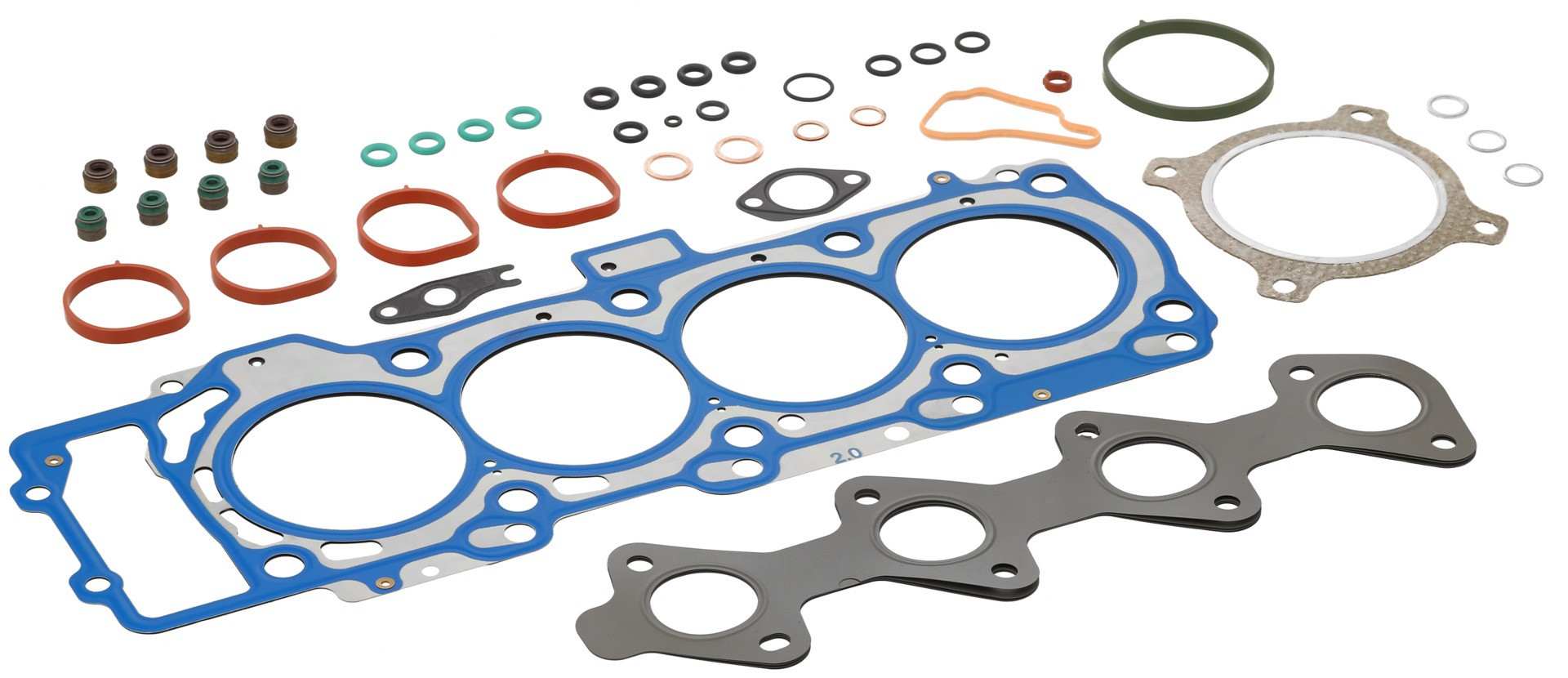 Elring Engine Cylinder Head Gasket Set  top view frsport 539.250