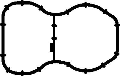 Elring Engine Intake Manifold Gasket  top view frsport 584.600