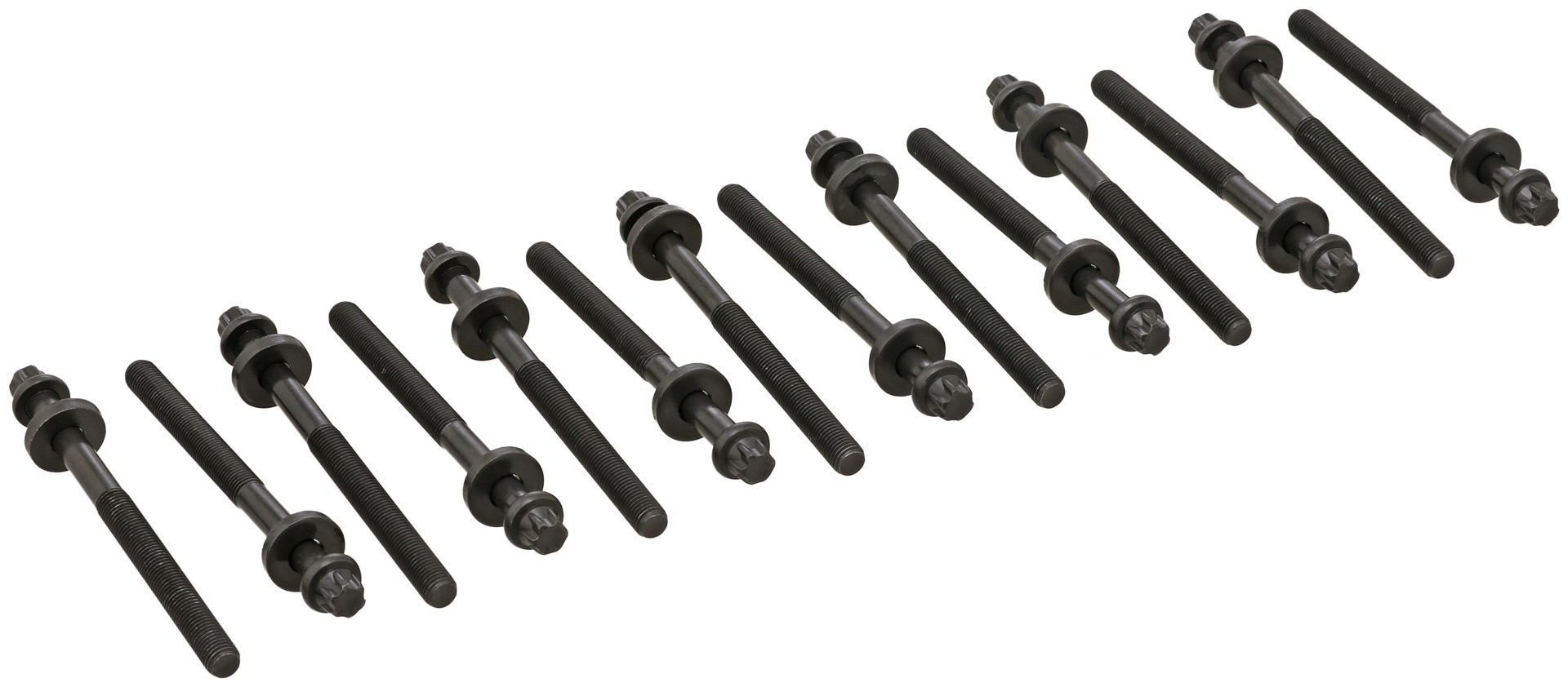 Elring Engine Cylinder Head Bolt Set  top view frsport 802.801