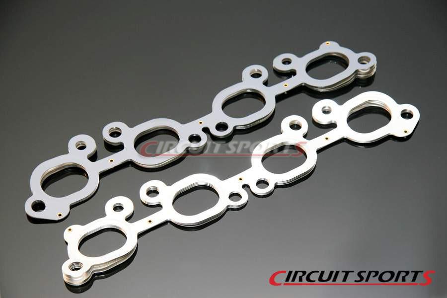 Circuit Sports Exhaust Manifold Gasket - Nissan SR20DET - 7 layer stainless steel