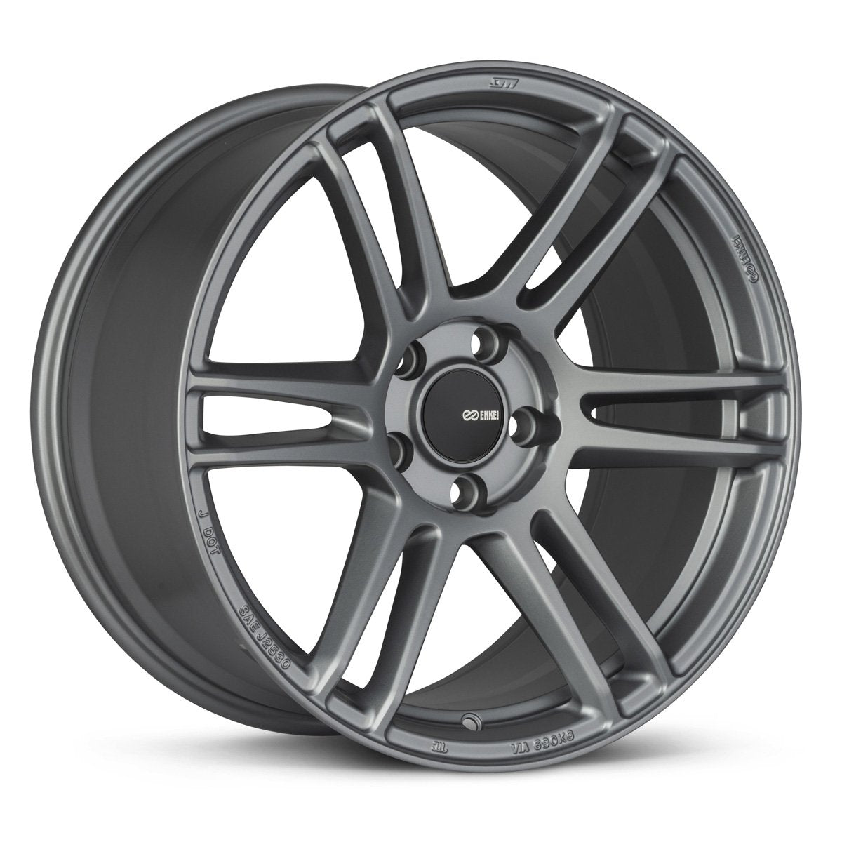 Enkei TSR-6 Wheel Titanium Gray 18x8 +45 5x112 530-880-4445GR