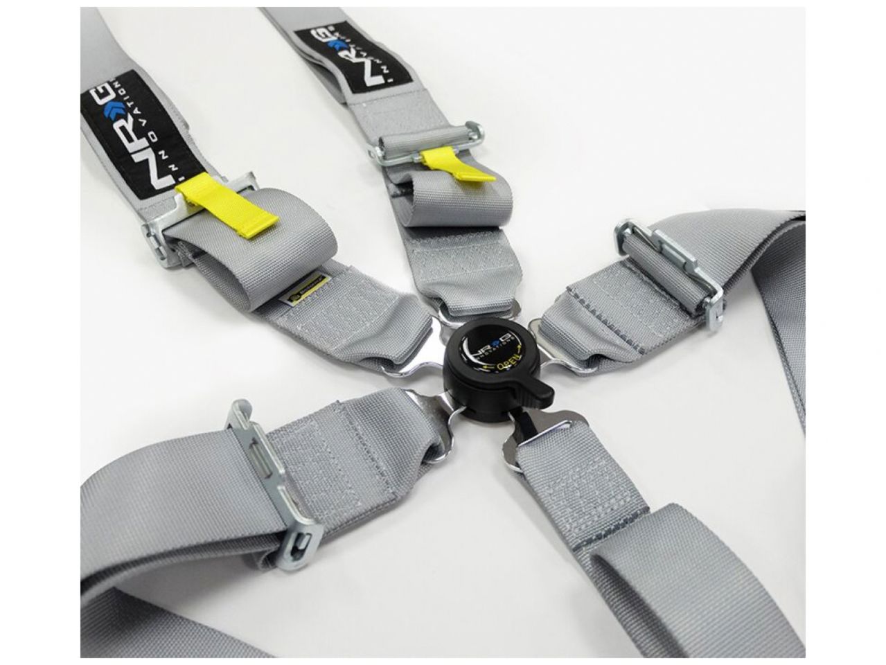 NRG SFI 16.1 5pt 3 inch Seat Belt Harness / Cam Lock - Silver