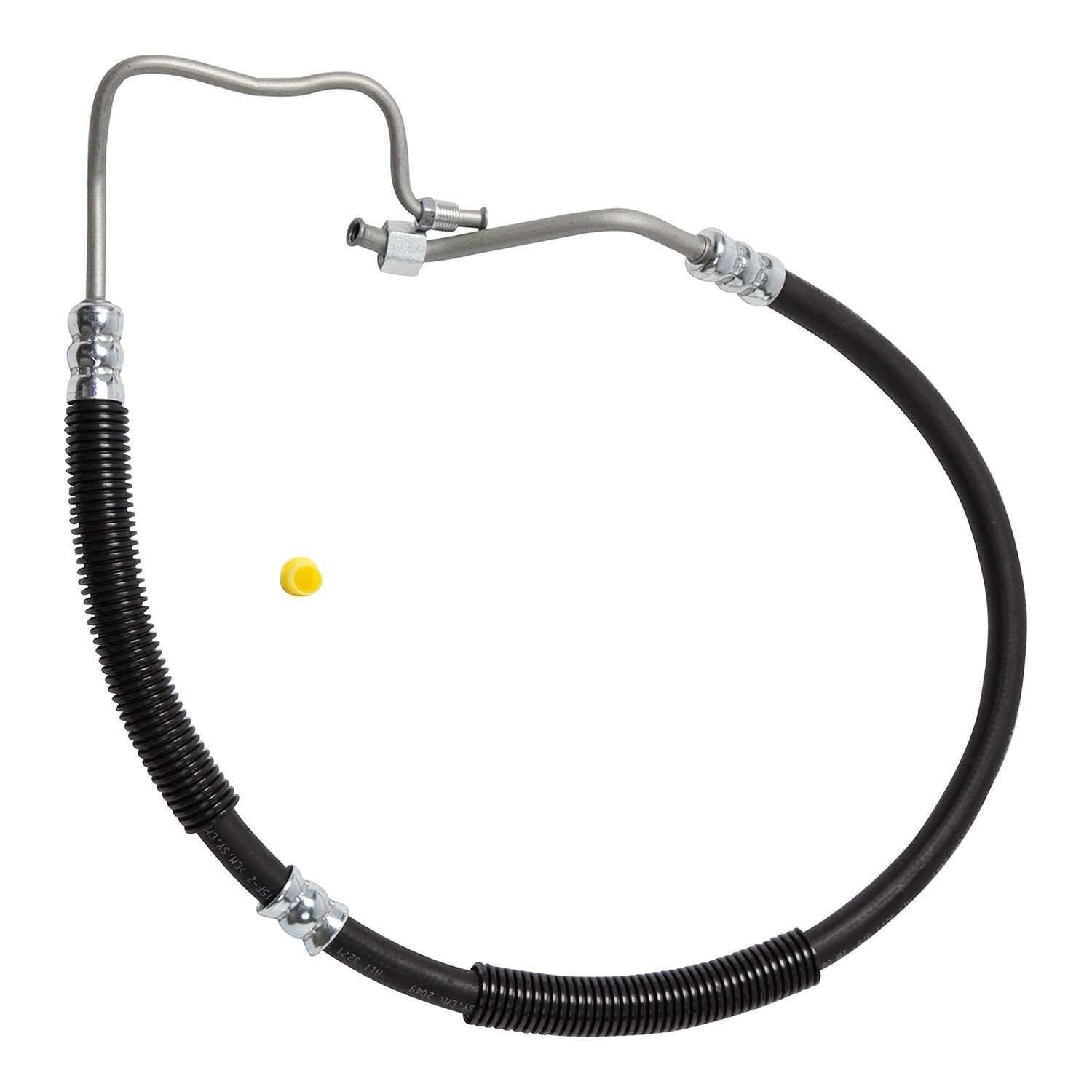 Edelmann Power Steering Pressure Line Hose Assembly  top view frsport 70653