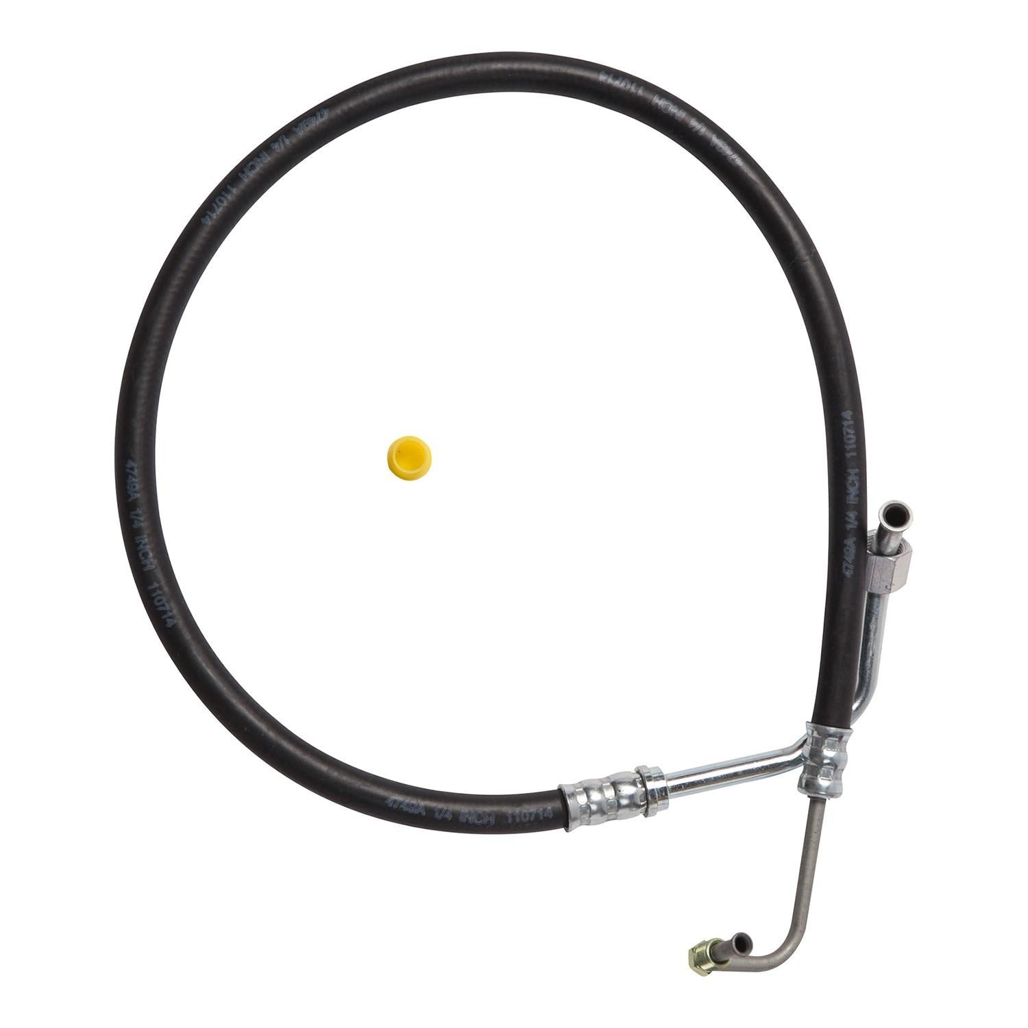 Edelmann Power Steering Pressure Line Hose Assembly  top view frsport 80581