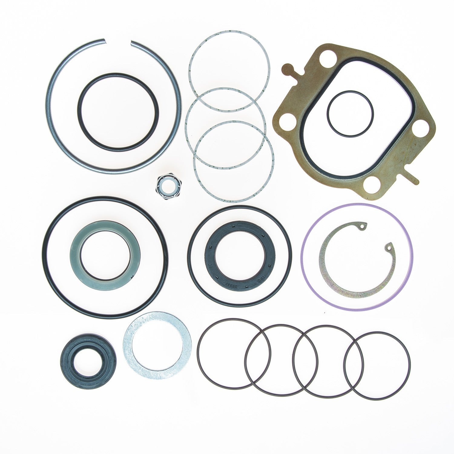 Edelmann Steering Gear Seal Kit  top view frsport 8775