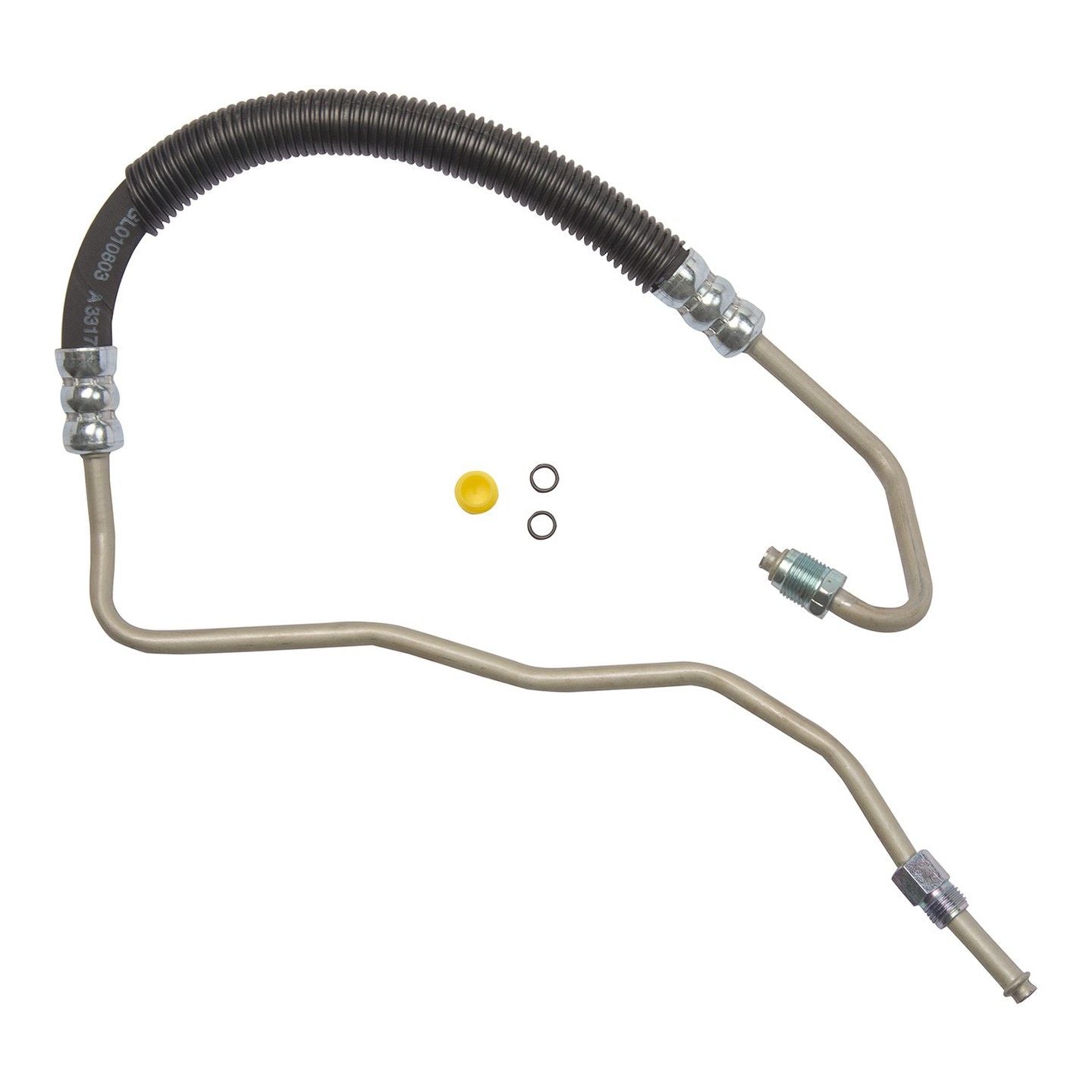 Edelmann Power Steering Pressure Line Hose Assembly  top view frsport 91631