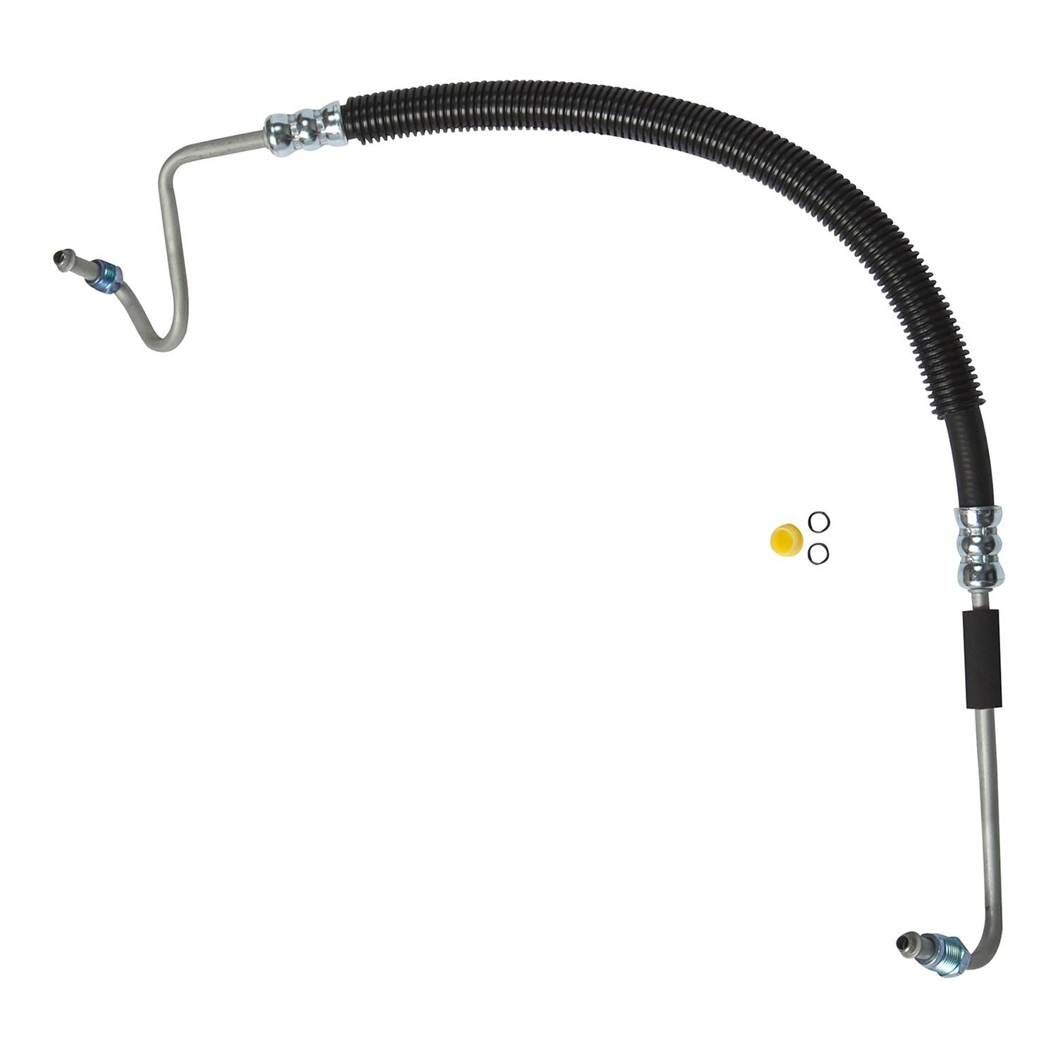 Edelmann Power Steering Pressure Line Hose Assembly  top view frsport 92082