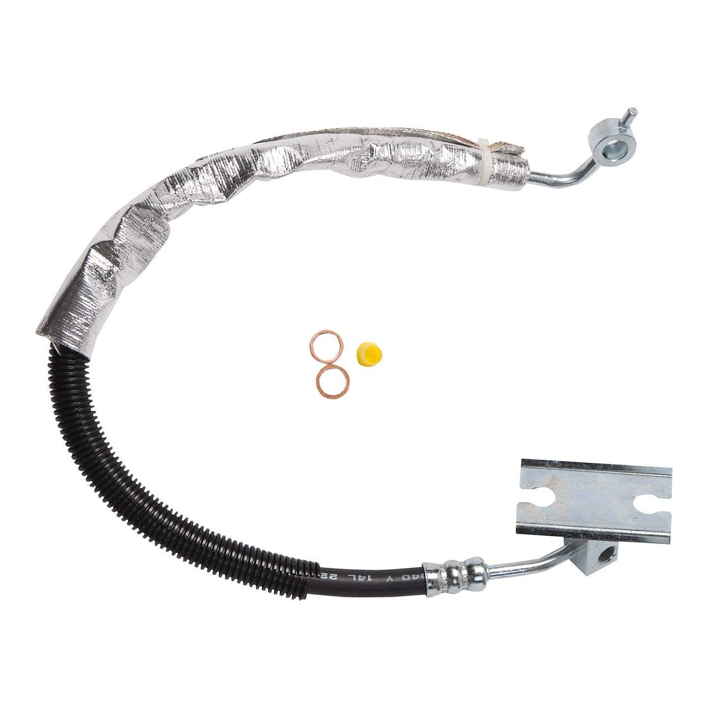 Edelmann Power Steering Pressure Line Hose Assembly  top view frsport 92237