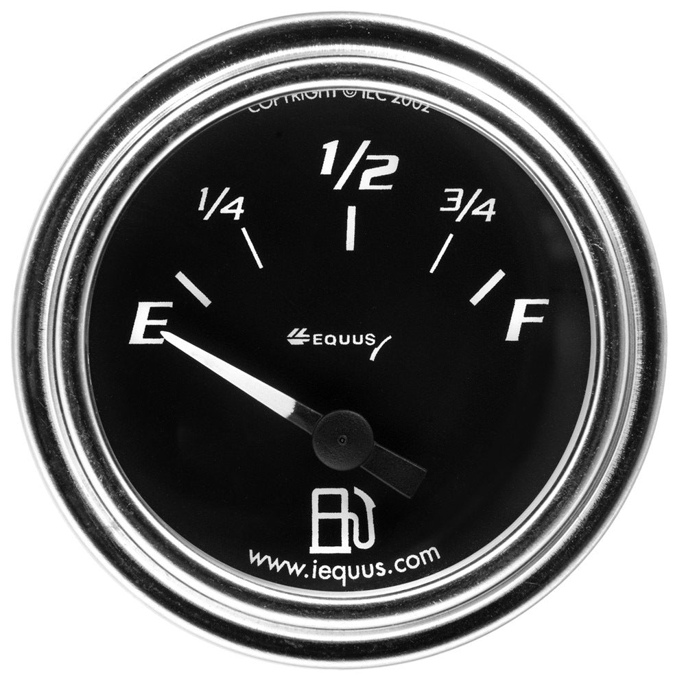 Equus 2.0 Dia Fuel Level Gauge Chrome EQUE7361