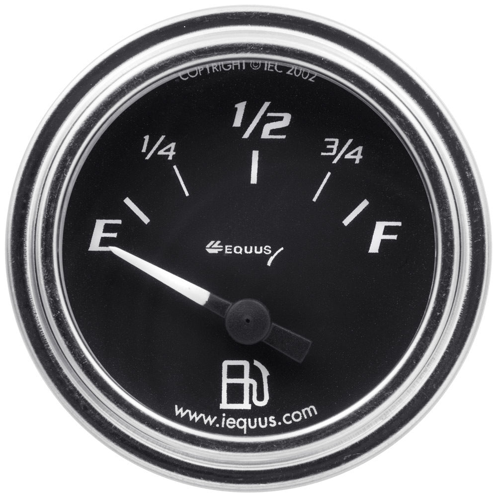 Equus 2.0 Dia Fuel Level Gauge Chrome EQUE7362