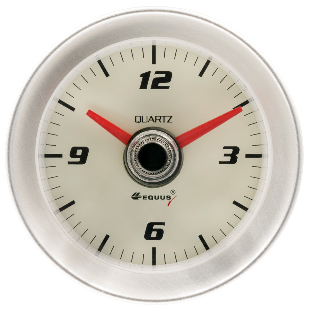 Equus 2.0 Dia Quartz Clock 12-Hour 360 Degree Sweep EQUE8000