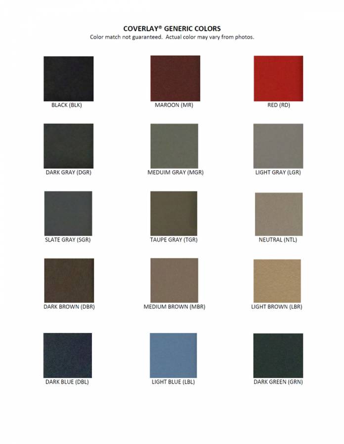Coverlay Dash Cover 77-88 Porsche 924 Medium Brown