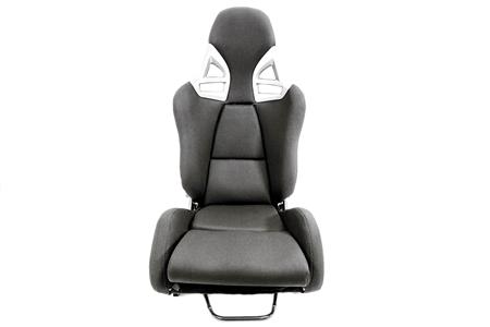 PLM F1SPEC 997 GT2 RECLINE SEAT (PAIR) - FRP with Black Cloth *Discontinued