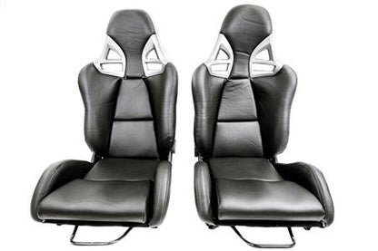 PLM F1SPEC 997 GT2 RECLINE SEAT (PAIR) - FRP with PU Leather *Discontinued