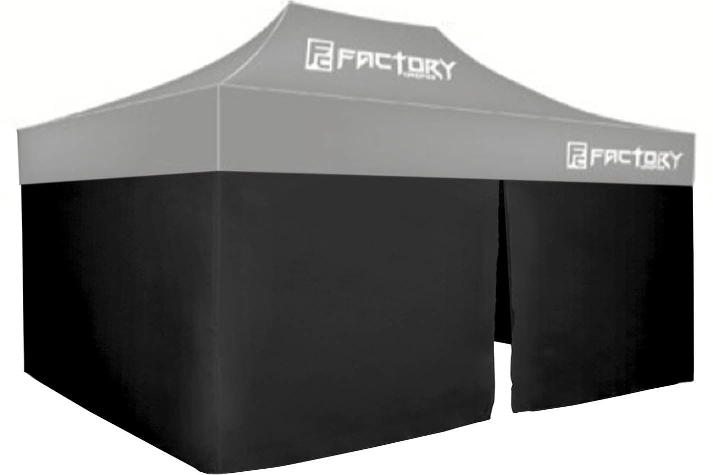 Factory Canopies Wall Kit Black 10ft x 15ft Canopy FAC41001-KIT