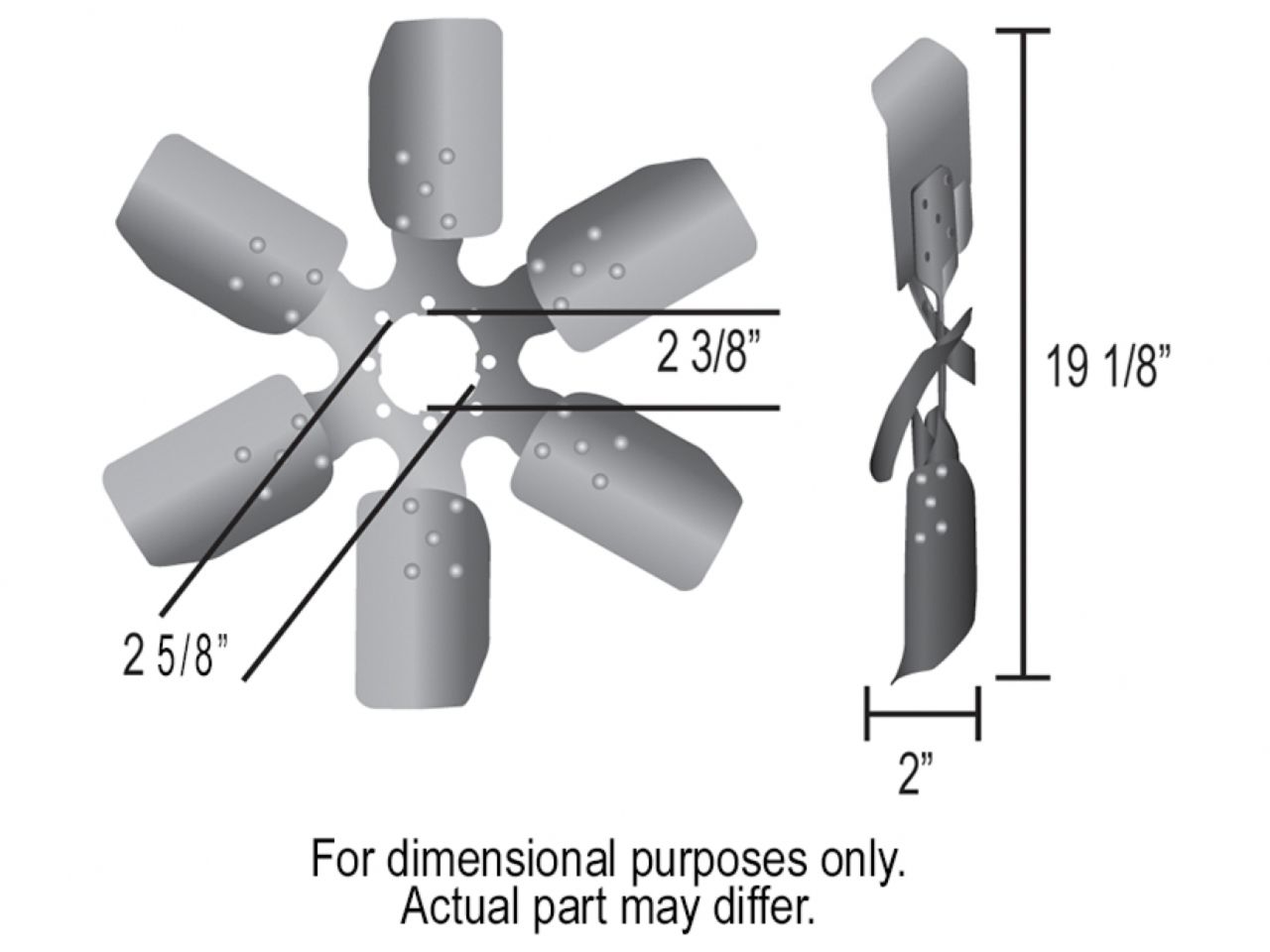 Derale 19 Fan Clutch Fan