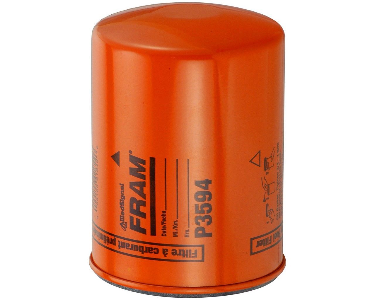 FRAM Fuel Filter  top view frsport P3594