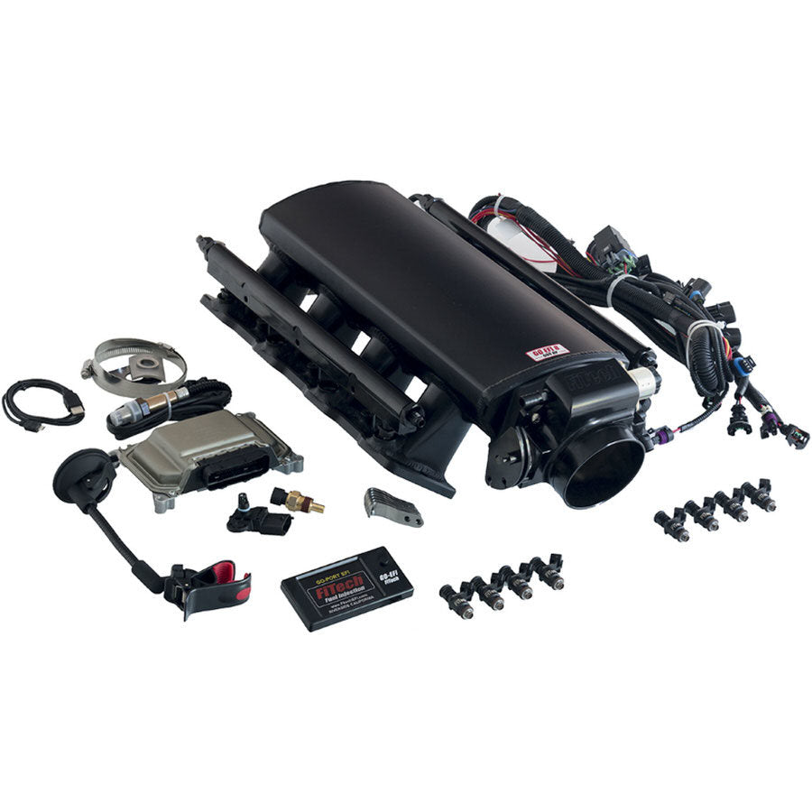 FiTech Fuel Injection Ultimate EFI LS Kit 500 HP w/Trans Control FIT70002