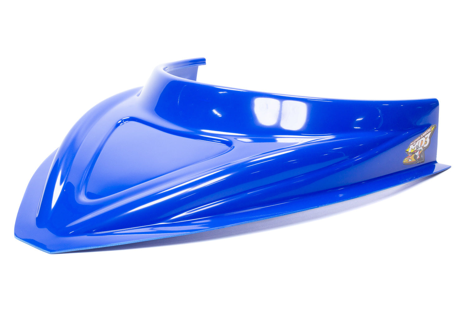 Fivestar MD3 Hood Scoop 3in Tall Curved Chevron Blue FIV040-4114-CB