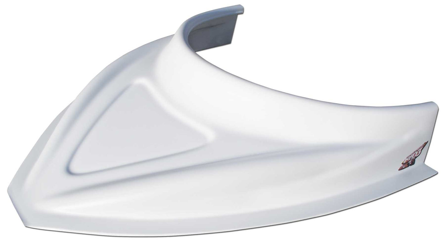 Fivestar MD3 Hood Scoop 3in Tall Curved White FIV040-4114-W