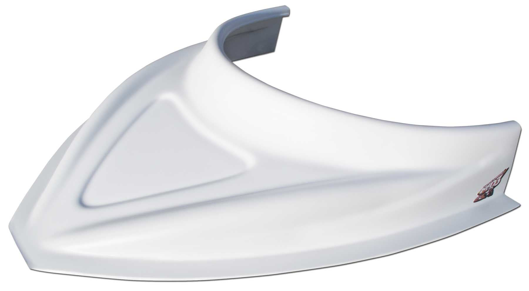 Fivestar MD3 Hood Scoop 3in Tall Curved White FIV040-4114-W