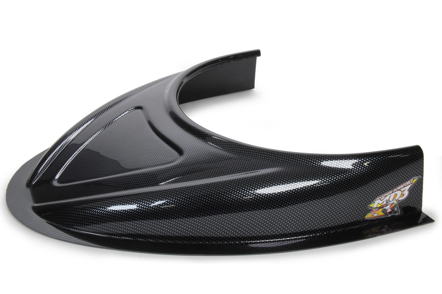 Fivestar MD3 Hood Scoop 3in Tall Flat Carbon Fiber Look FIV040-4115-CF