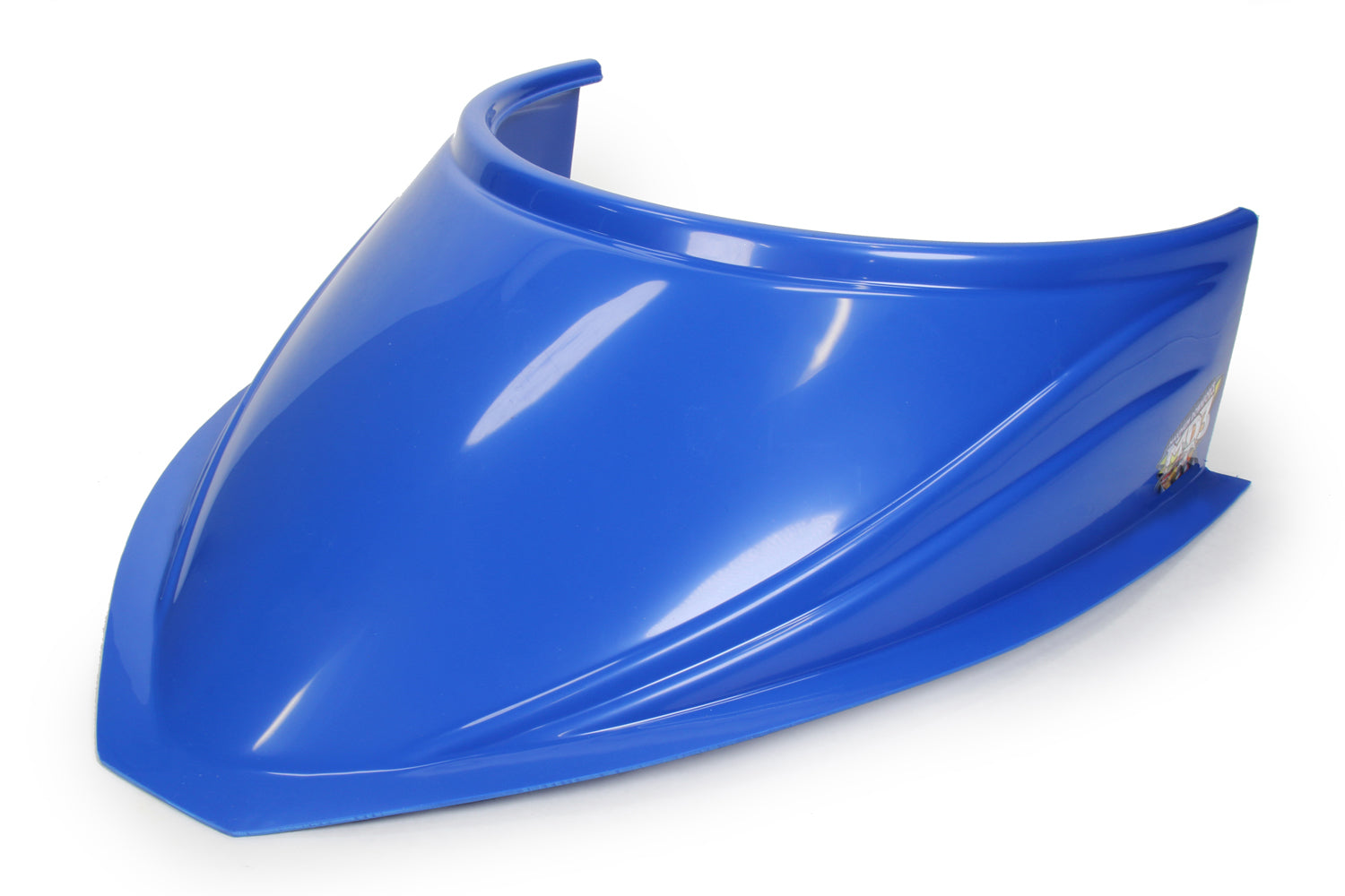 Fivestar MD3 Hood Scoop 5in Tall Curved Chevron Blue FIV040-4116-CB