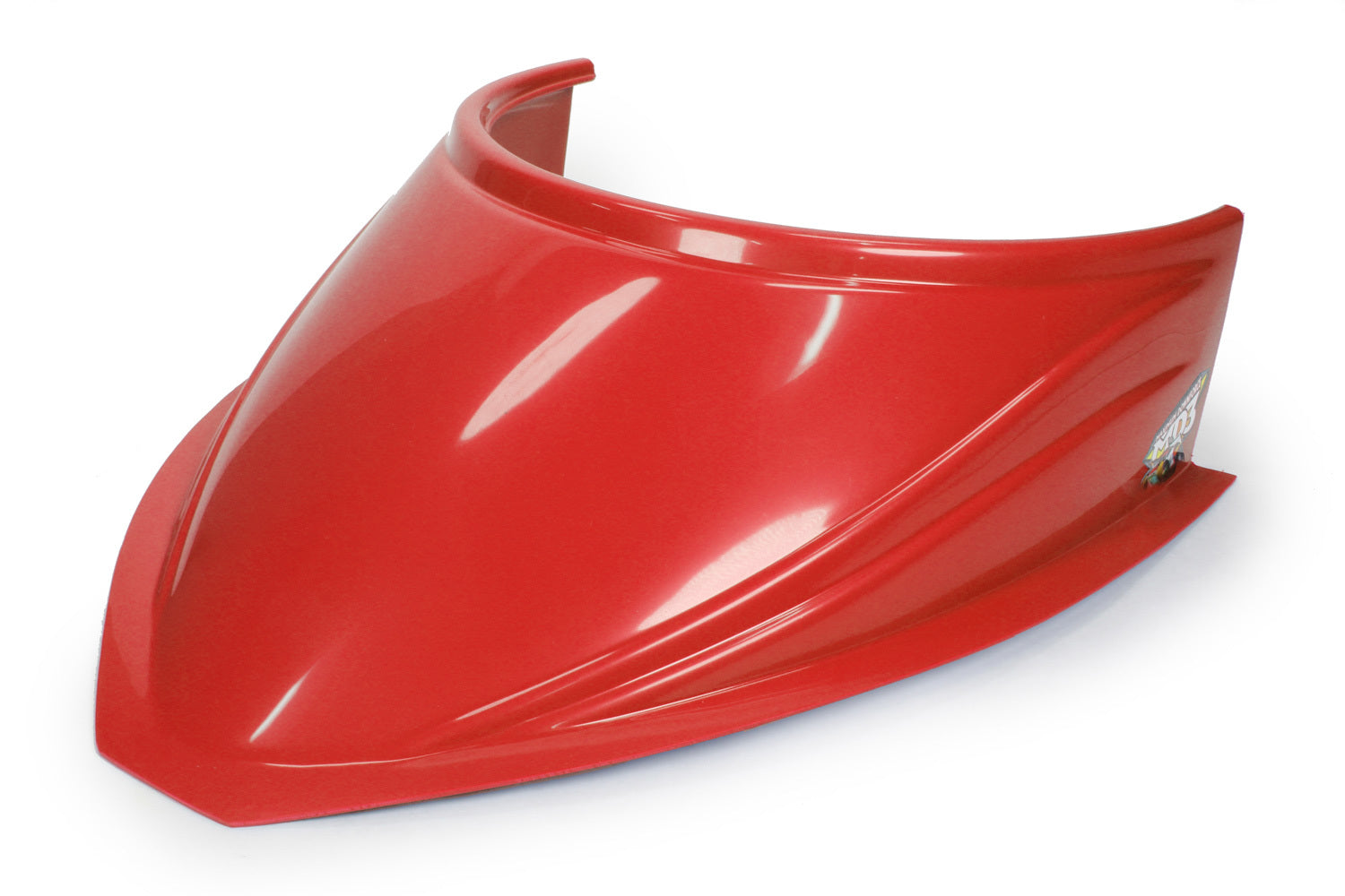 Fivestar MD3 Hood Scoop 5in Tall Curved Red FIV040-4116-R