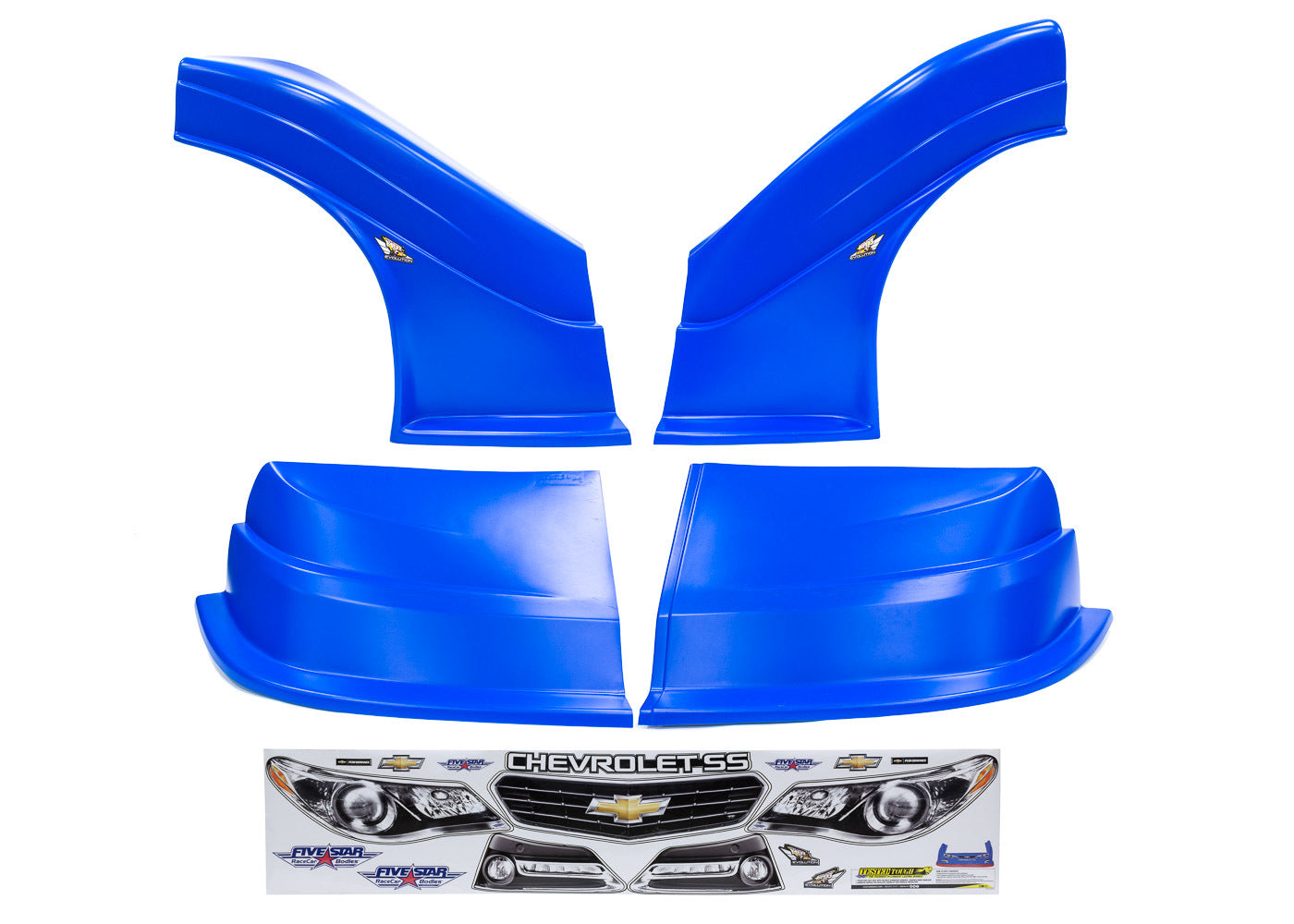 Fivestar MD3 Evo DLM Combo Flt RS Chevy SS Chevron Blue FIV32123-43554-CB-FR