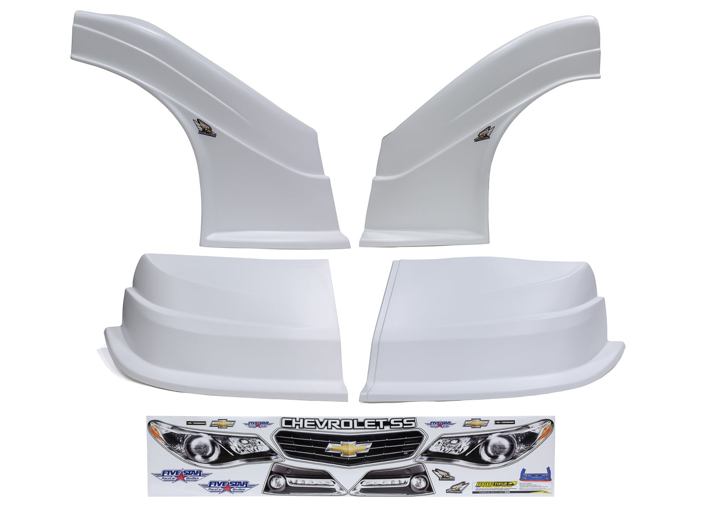 Fivestar MD3 Evo DLM Combo Flt RS Chevy SS White FIV32123-43554-W-FR