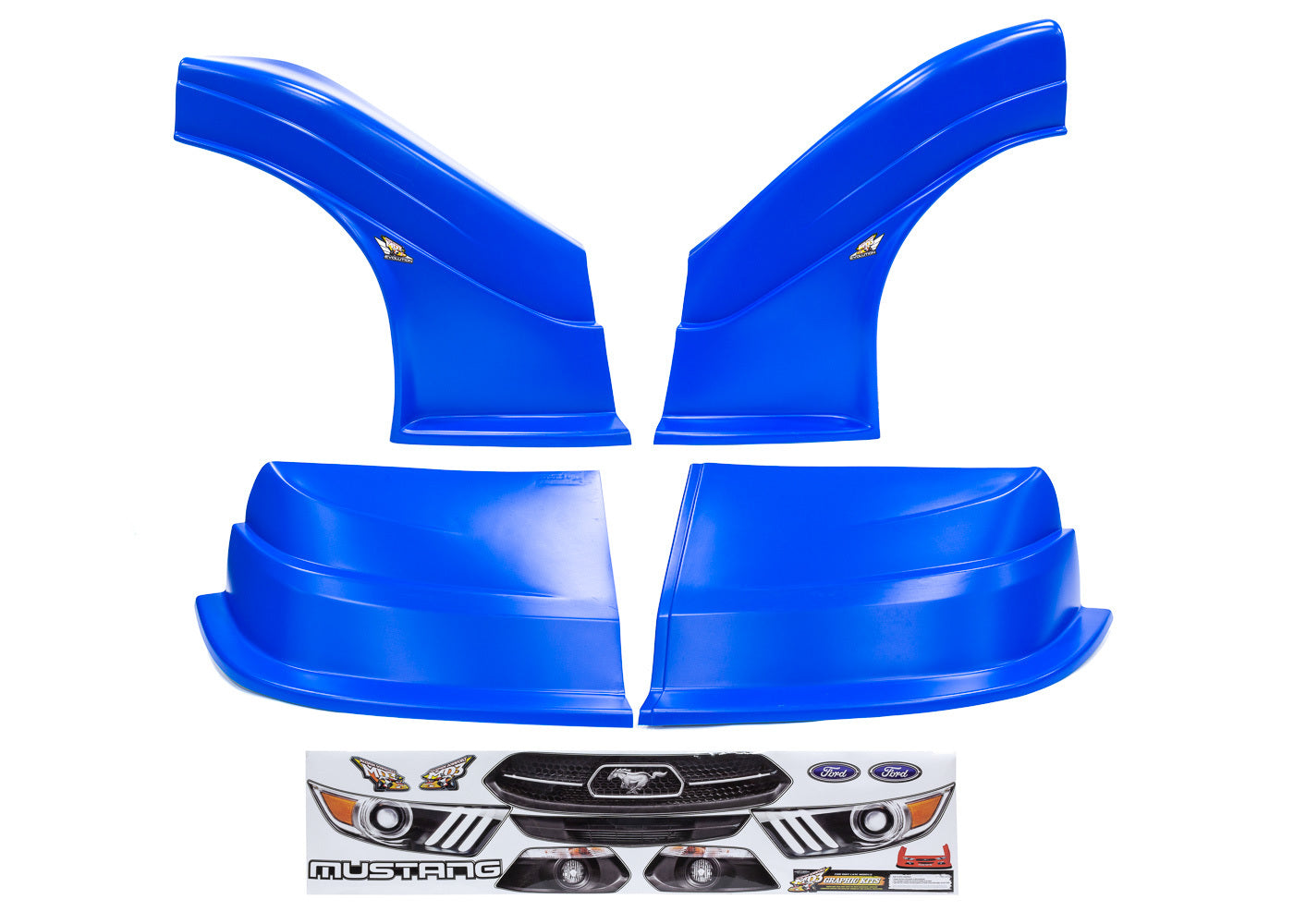 Fivestar MD3 Evo DLM Combo Flt RS Mustang Chevron Blue FIV32323-43554-CB-FR