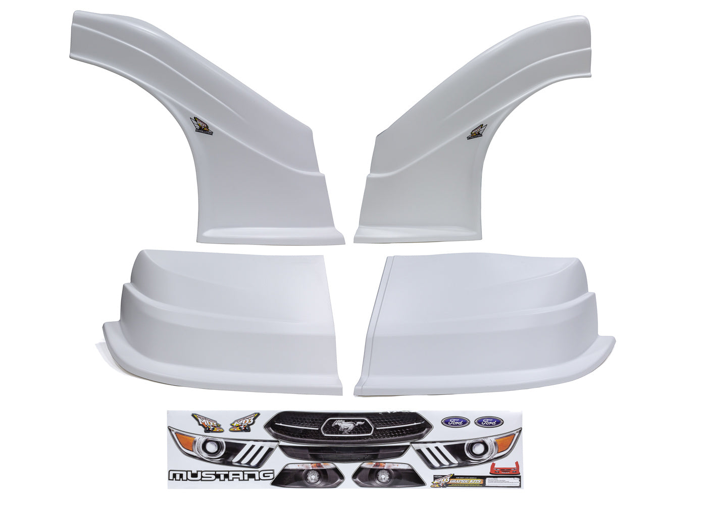 Fivestar MD3 Evo DLM Combo Flt RS Mustang White FIV32323-43554-W-FR