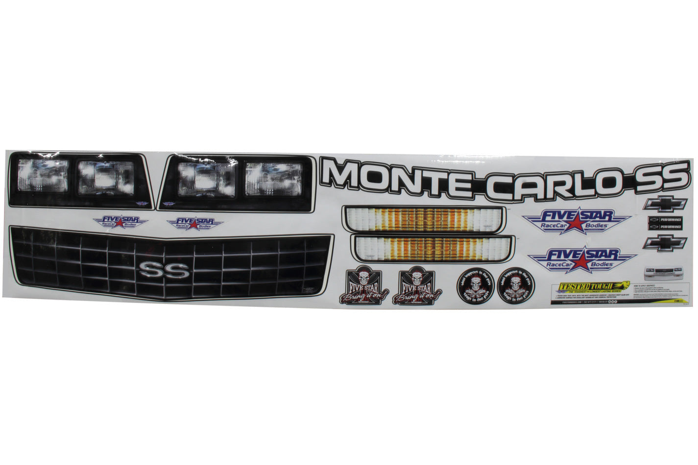 Fivestar Graphics Kit 88 Chevy Monte Carlo FIV600-410-ID