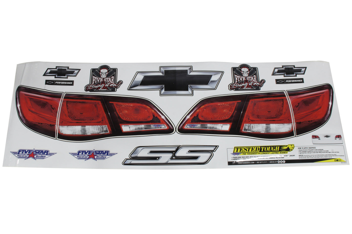 Fivestar Tail Only Graphics Kit 13 Chevy SS FIV680-450-ID