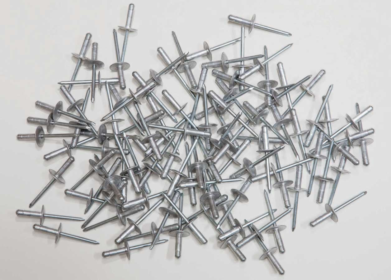 Fivestar Large Head Rivet Silver 100pc 3/16in FIV816-100L