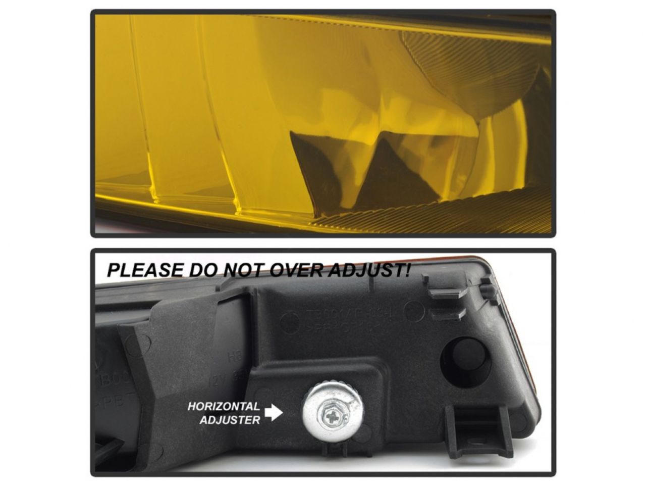 Spyder Acura TL 02-03 OEM Fog Lights wo/Switch - Yellow (SKU #5071644)