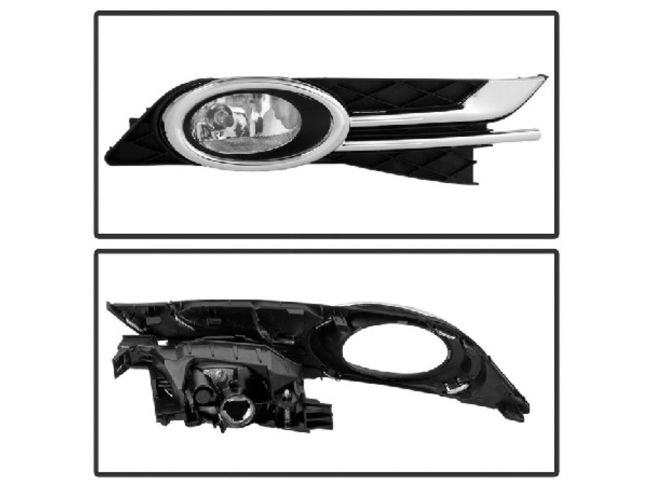 Spyder Honda Odyssey 2015-2016 OEM Fog Light W/Switch- Clear (SKU #5077660) 0GXP1