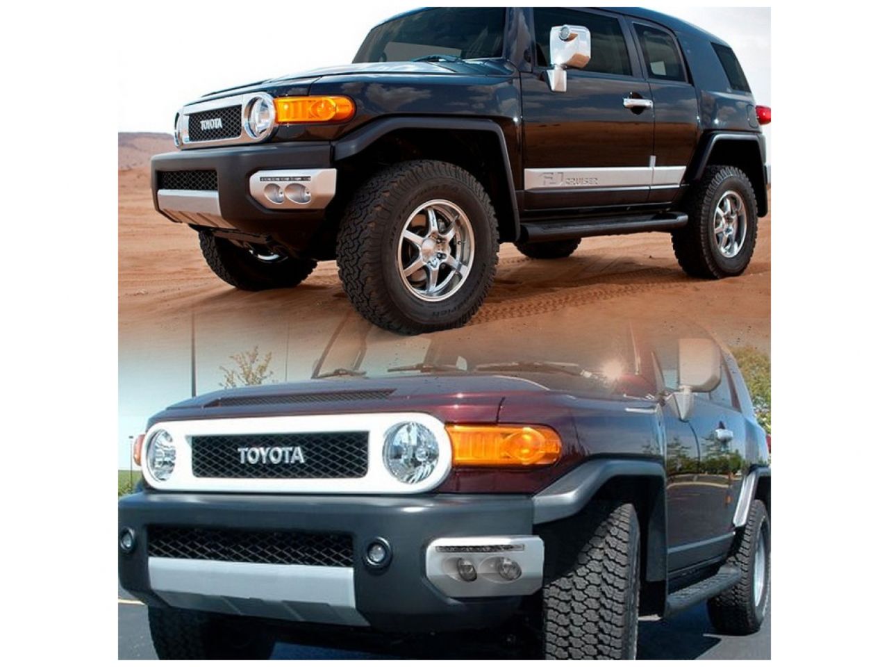 Spyder Toyota FJ Cruiser 07-14 Fog Lights With LED Daytime Running Lights