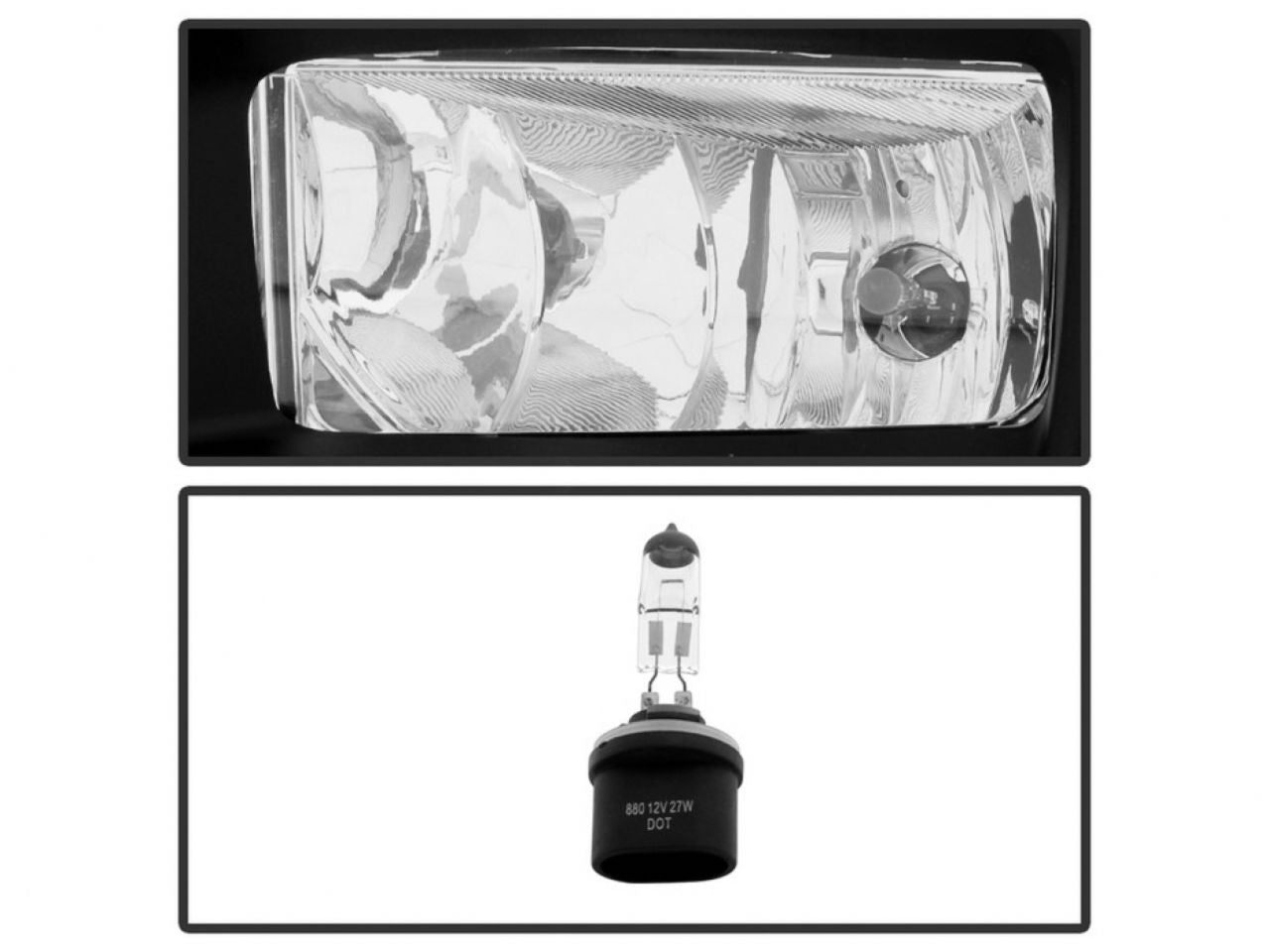 Spyder GMC Yukon/Yukon XL 15-17 Fog Lights W/Cover and Switch - Clear