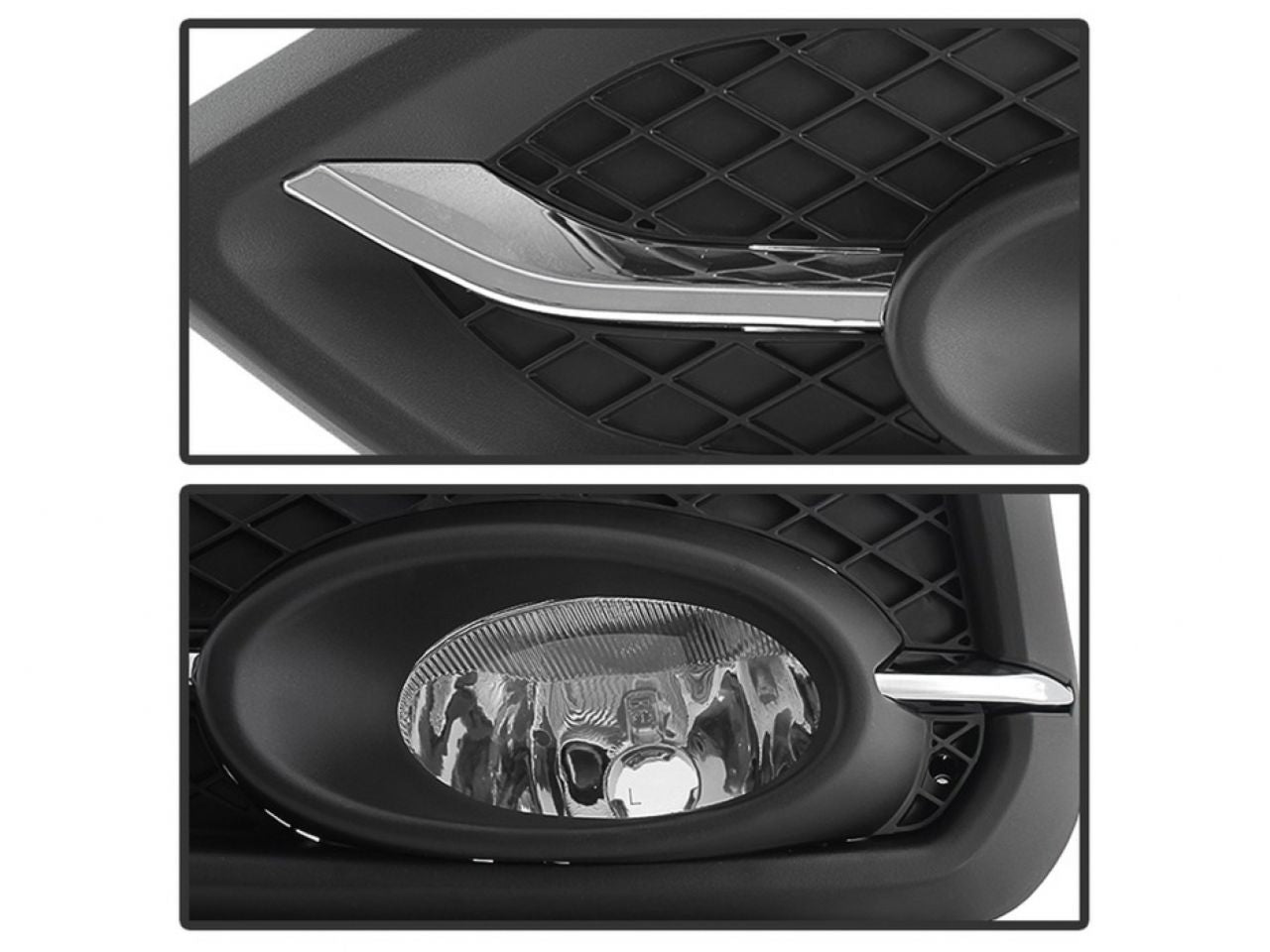 Spyder Honda Civic 2014-2015 2Dr/Coupe OEM Fog Light W/Switch- Clear