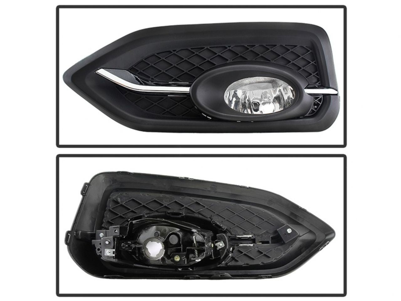 Spyder Honda Civic 2014-2015 2Dr/Coupe OEM Fog Light W/Switch- Clear