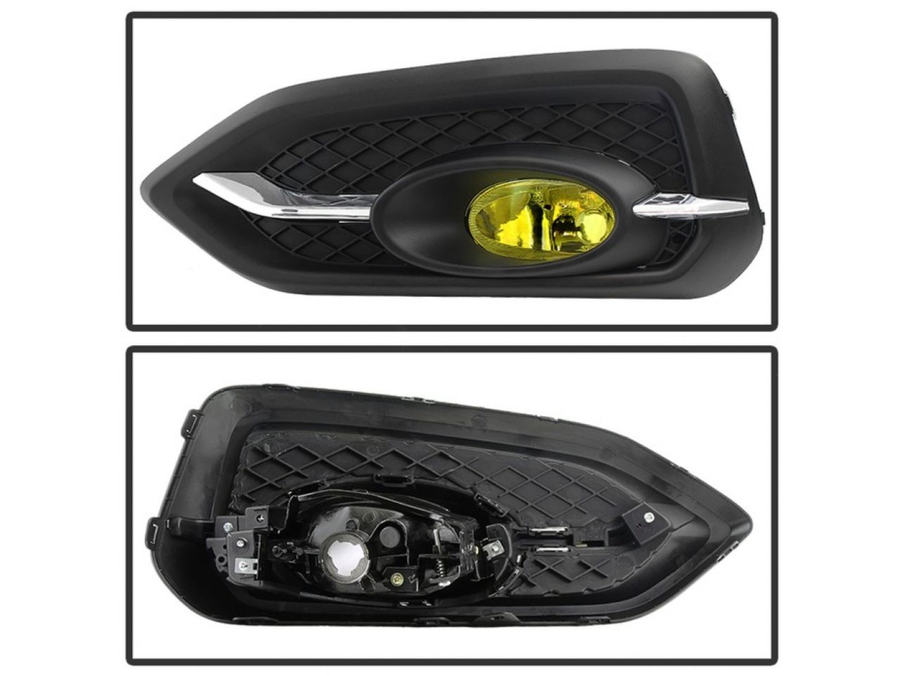 Spyder Honda Civic 2014-2015 2Dr/Coupe OEM Fog Light W/Switch- Yellow