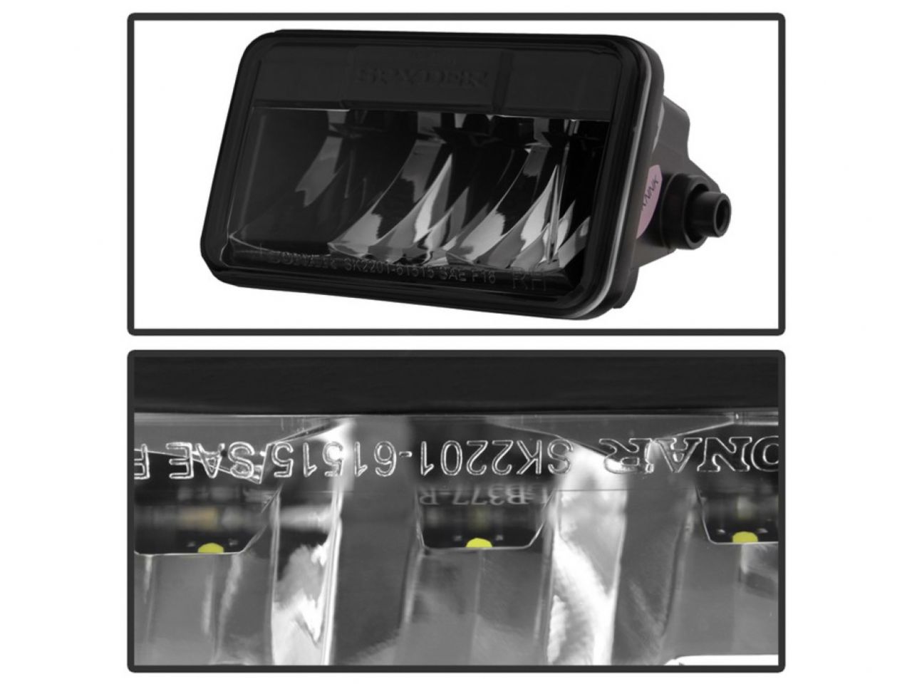 Spyder Ford F150 15-16 LED Fog Lights - Black 15CRF