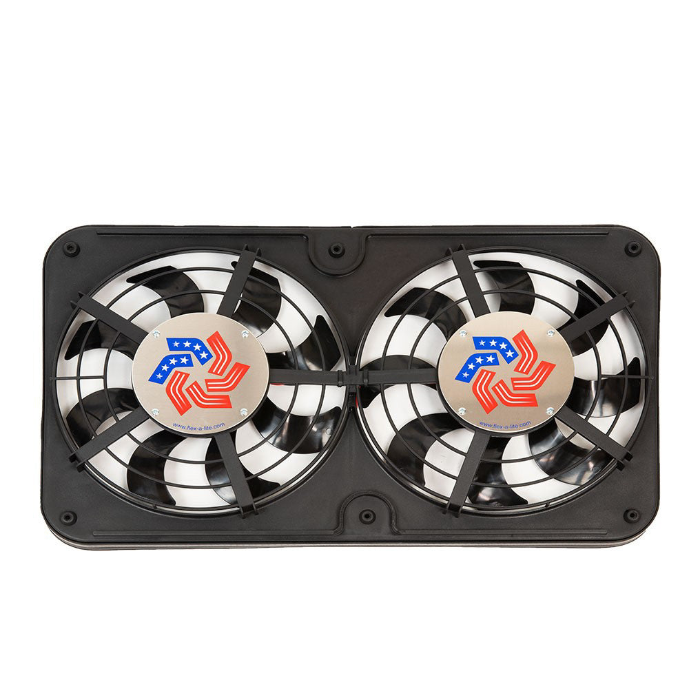 Flexalite Dual 12in Lo ProfilePull er Fans w/Controls FLE116551