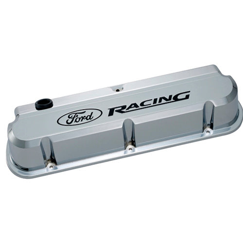 Ford Slant Edge Valve Cover Set w/Ford Racing Logo FRD302-139