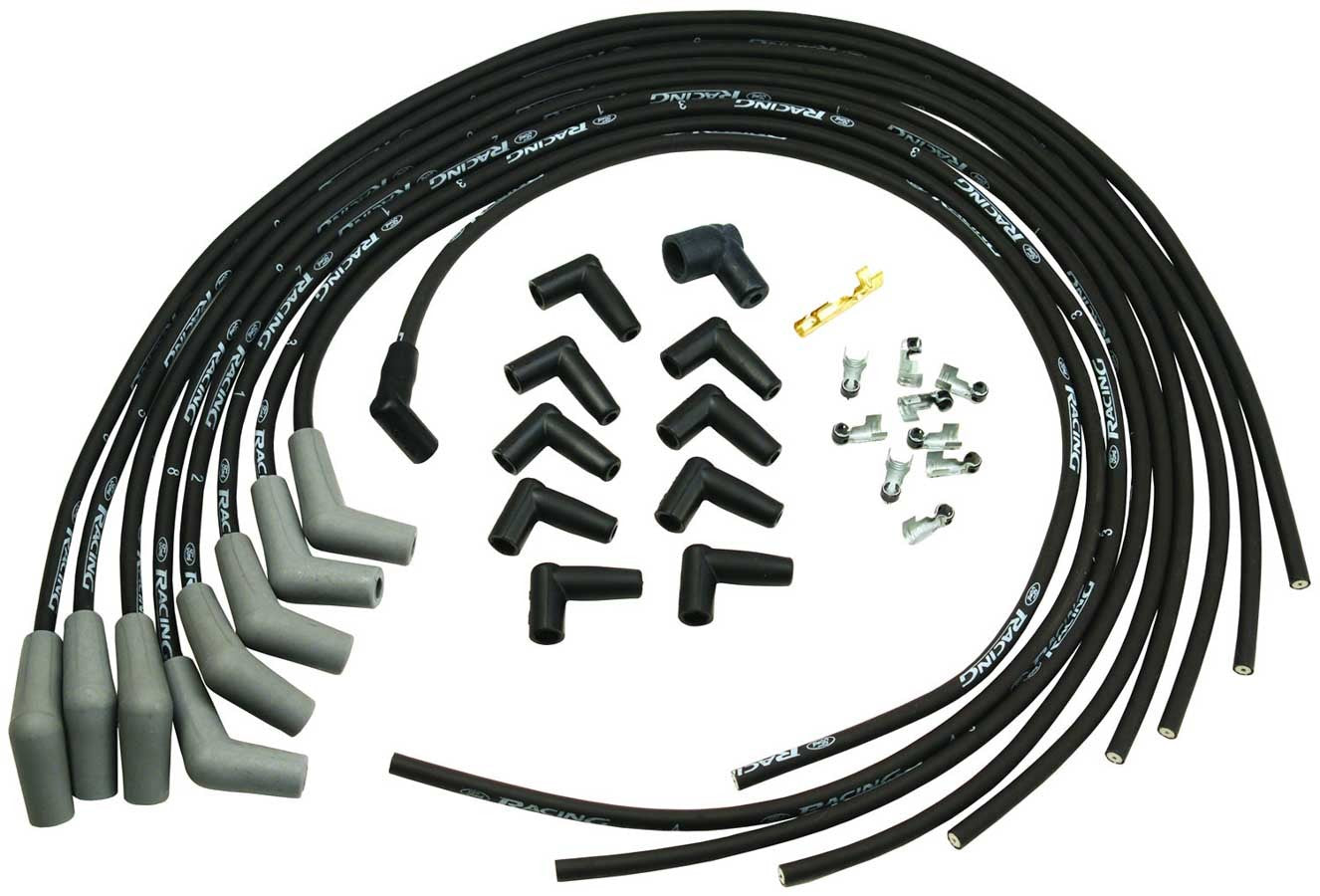 Ford 9mm Black Spark Plug Wire Set FRDM12259-M302