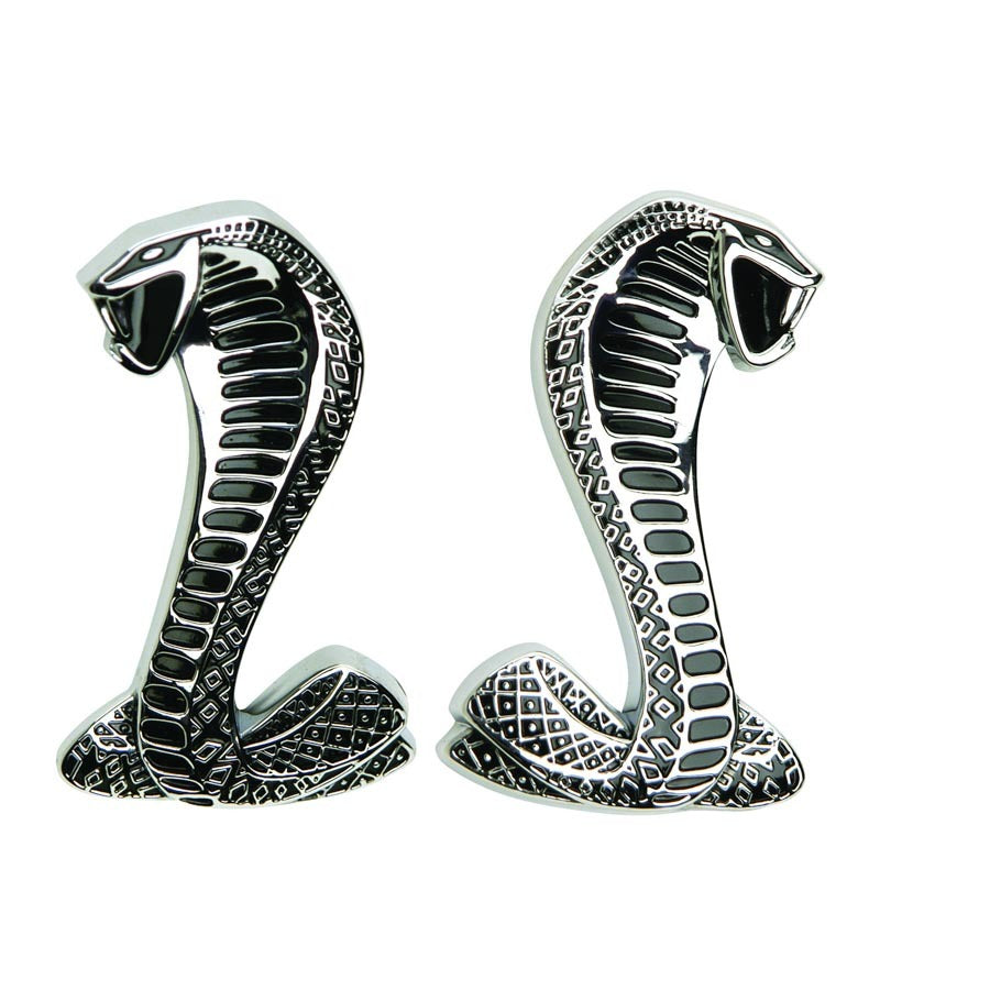 Ford Cobra Snake Fender Emblems (Pair) FRDM1447-SR