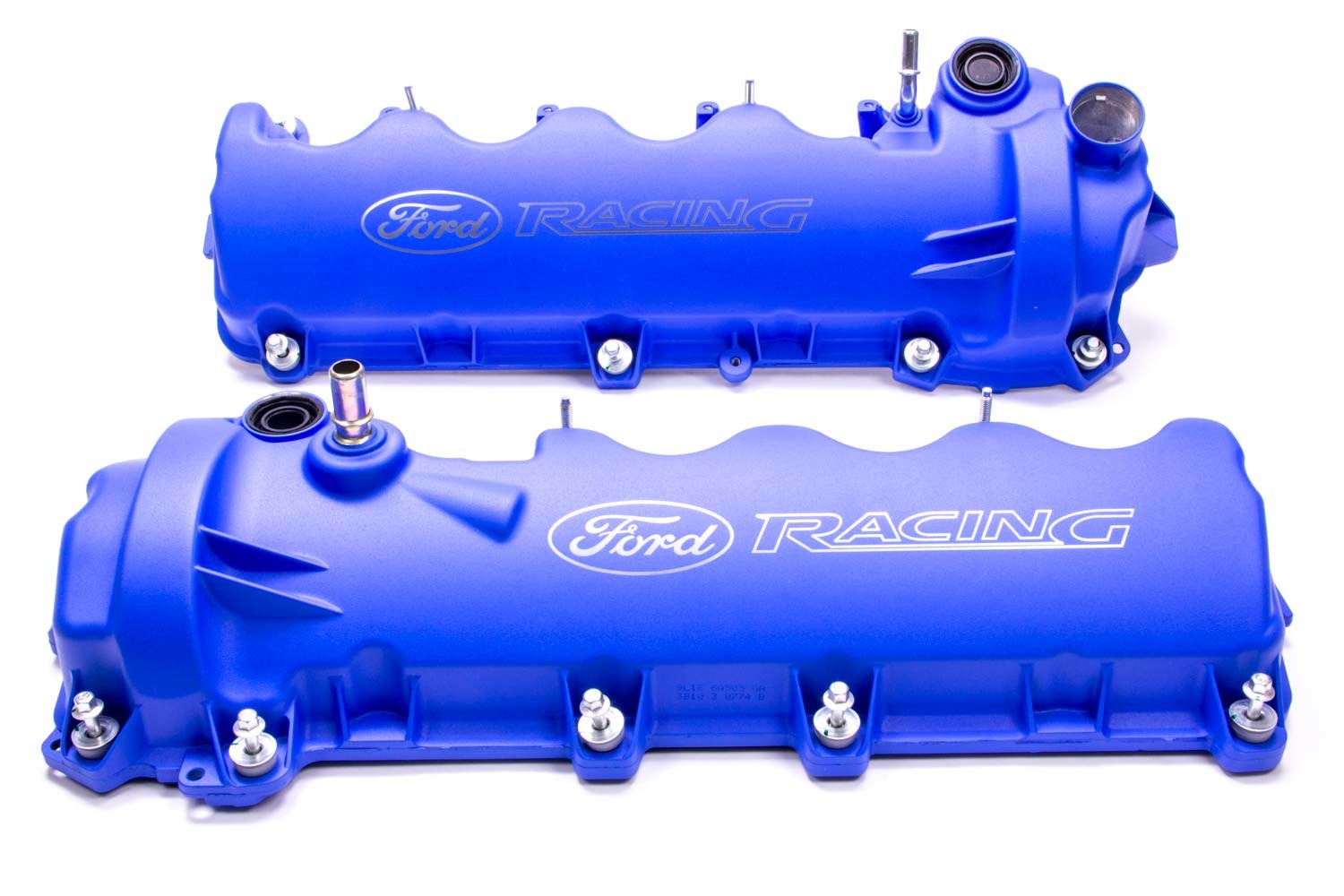 Ford 4.6L 3-Valve V/C Blue Powder Coated w/Logo FRDM6582-FR3VBL