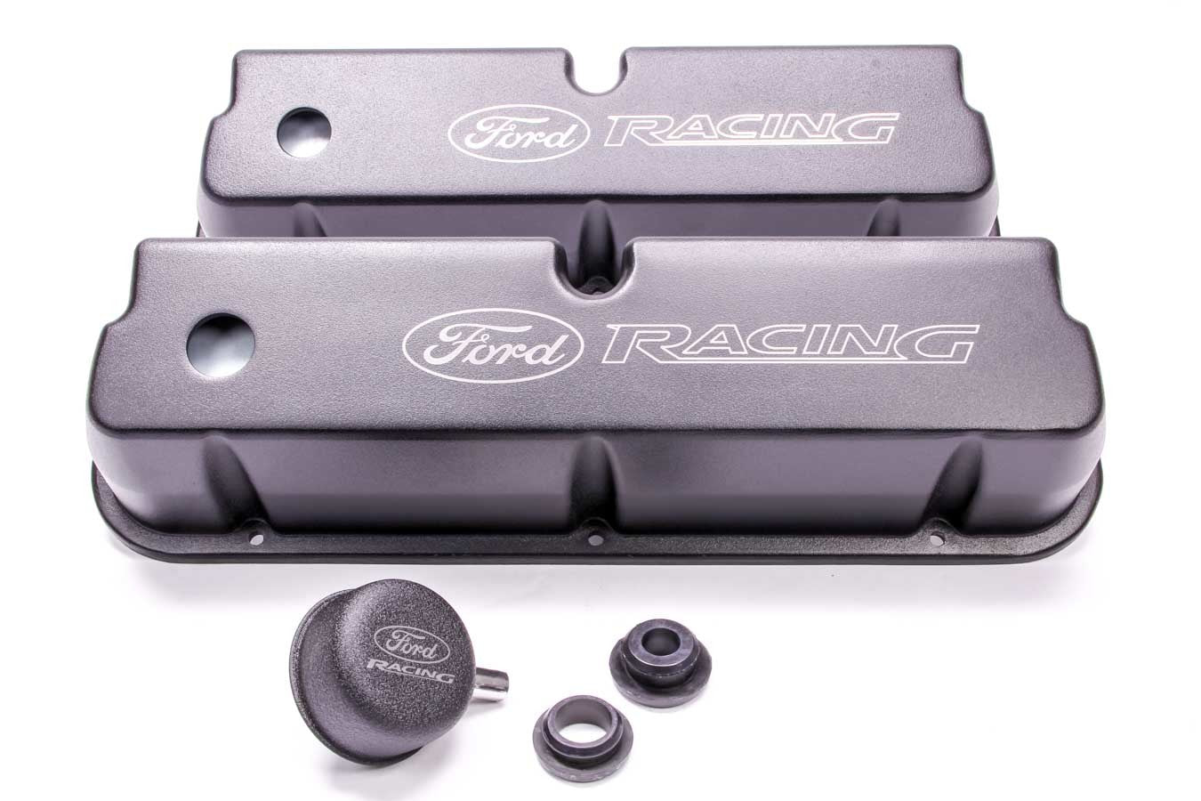 Ford Valve Cover Set Aluminum 302 Black Laser Etched FRDM6582-LE302BK