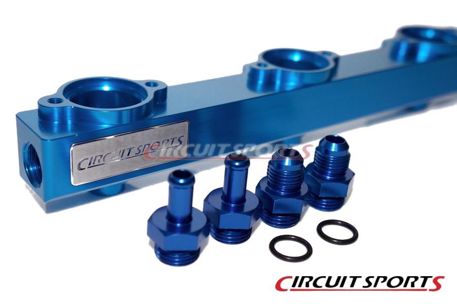 Circuit Sports Fuel Rail Kit, Side Feed (Billet Aluminum)- Nissan Skyline RB25